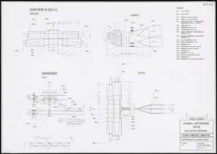 Sporthalle, Berlin Schinkelwettbewerb 1992: Dachkonstruktion: Details 1:10
