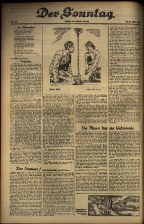 Zweite Ausgabe vom Samstag, den 22. Mai 1937.