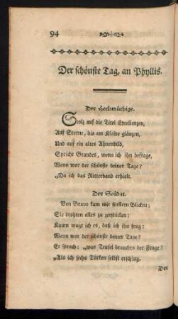 Der schönste Tag, an Phyllis