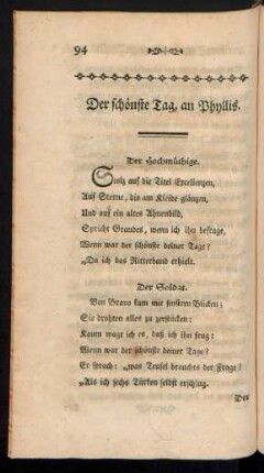 Der schönste Tag, an Phyllis
