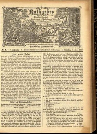 Ausgabe vom Sonntag, den 05. Januar 1896.