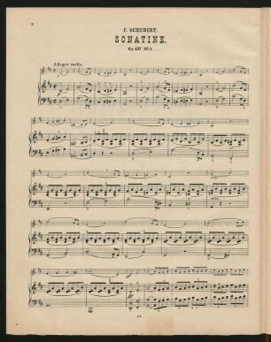 [Klavierpartitur], op. 137 No. 1