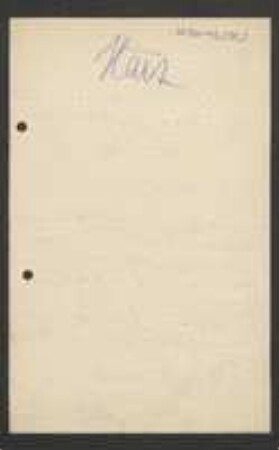 Brief von Carl Otto Harz und Franz Vollmann an Regensburgische Botanische Gesellschaft