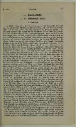 A. Die constitutionellen Staaten
