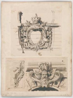 Thiersch, Friedrich von; München; Justizpalast - Ornamente (Details)