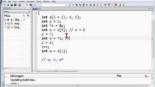 09B.1 Fingerübungen zu Zeigern und Arrays