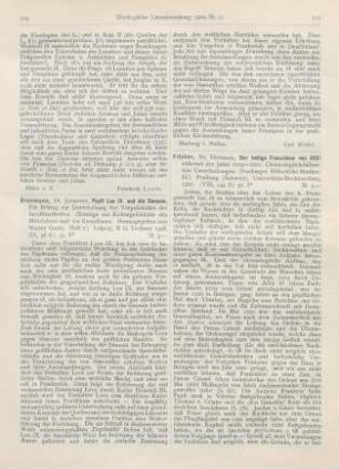 210-211 [Rezension] Fischer, Hermann, Der heilige Franziskus von Assisi während der Jahre 1219-1221