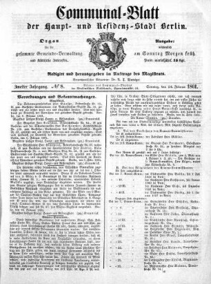 1861,8: No. 8, 24. Februar 1861
