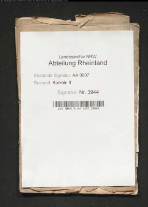 Hofordnung des Kurfürsten Gebhard Truchsess von Waldburg