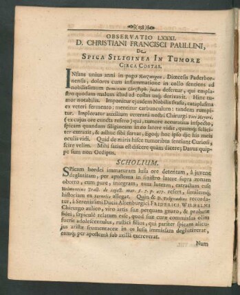 Observatio LXXXI. - XC.