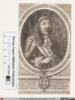 Bildnis Raimund Graf von Montecuccoli (1679 Reichsfürst), 1679 Herzog von Melfi