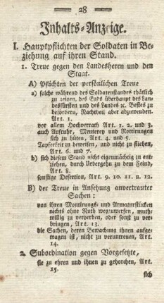 Inhalts-Anzeige.