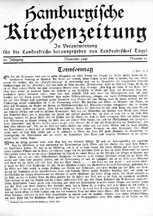 Totensonntag