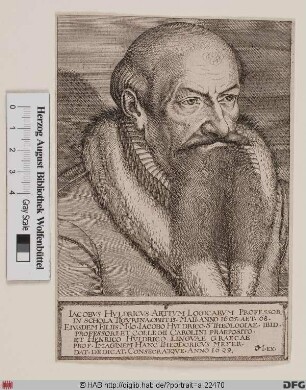 Bildnis Jacob Ulrich (lat. Huldricus)