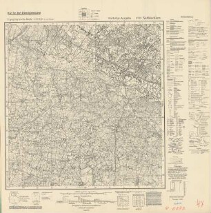 0797 Nattkischken, Topographische Karte 1:25000 (4-cm-Karte)