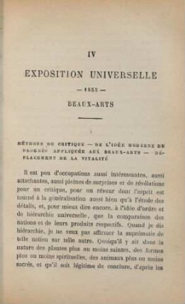 IV. Exposition universelle 1855. Beaux-Arts