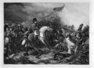 Napoleon bei Waterloo 1815 (französisch)