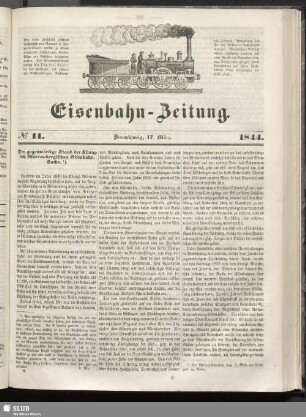 Eisenbahn-Zeitung : Organ der Vereine deutscher Eisenbahn-Verwaltungen und Eisenbahn-Techniker