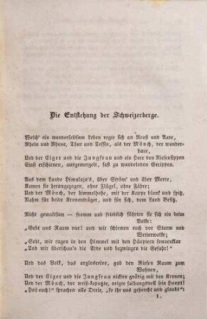 Geschichten und Sagen aus der Schweiz : In Dichtungen