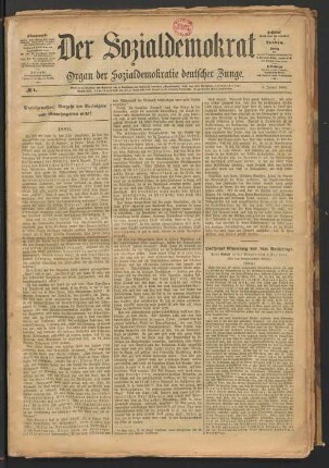 No. 1. 5. Januar 1889.