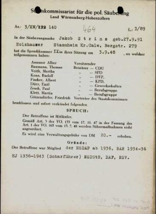 Strinz, Jakob