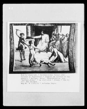 Szenen zum Alten Testament — Urteil Salomos im Streit der Mütter