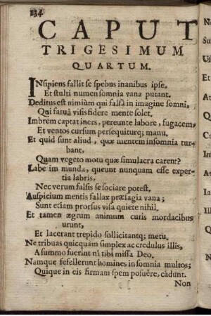 Caput Trigesimum Quartum