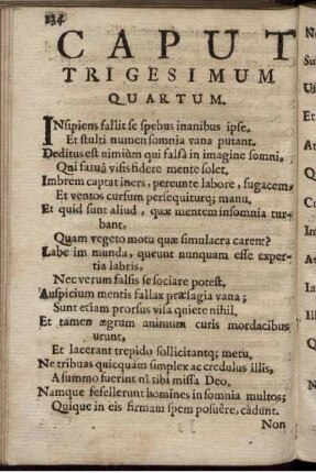 Caput Trigesimum Quartum
