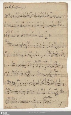 Cantatas - Mus.2-E-652 : V (X), orch, bc