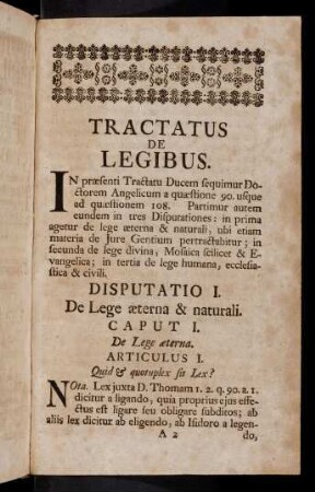 3-64, Tractatus De Legibus