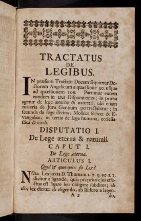 3-64, Tractatus De Legibus