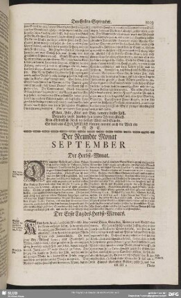 Der Neundte Monat September Oder Der Herbst-Monat