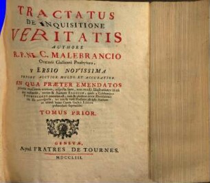 Tractatus de inquisitione veritatis, 1
