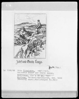 Exlibris Josef und Grete Lenze