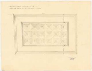 Haus des Bundes der Landwirte, Berlin: Decke des Vorsaals 1:20