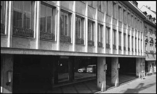 Freiburg: Fensterfront, neue IBM Räume im Hause Dietler