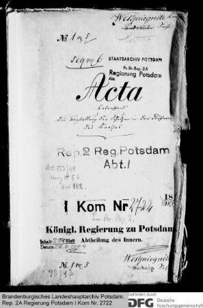 Anstellung und Dienstführung der Schulzen, Gemeindevorsteher, Bürgermeister, Beigeordneten und Schöffen im Kreis Westprignitz