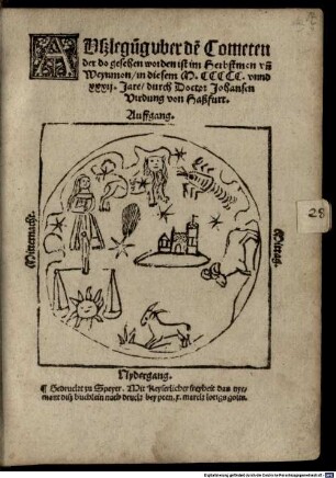 Auslegung des Cometen 1532