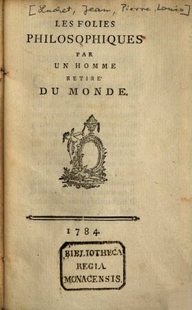 Les Folies Philosophiques, 1