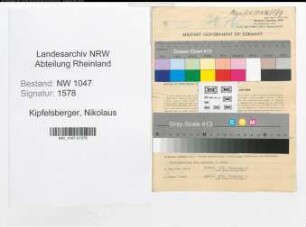 Entnazifizierung Nikolaus Kipfelsberger , geb. 01.12.1896 (Finanzbeamter)