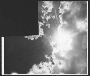 Ausschnitt Sonne, Wolken