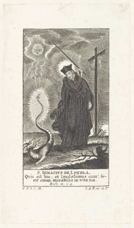 Bildnis des S. Ignatius de Loyola