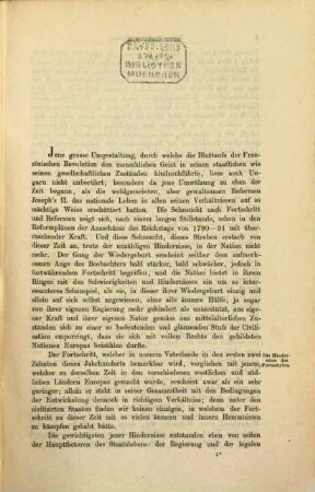 Fünfundzwanzig Jahre aus der Geschichte Ungarns von 1823 - 1848, 1