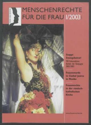 Menschenrechte für die Frau : Die Zeitschrift von TERRE DES FEMMES