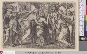 [Der Ehemann umarmt die Ehefrau; The Bridegroom Embracing the Spouse]