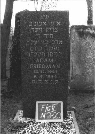 Grabstein F-G II N/3/20