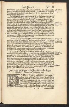 Am tage Philippi und Jacobi der heiligen Aposteln.