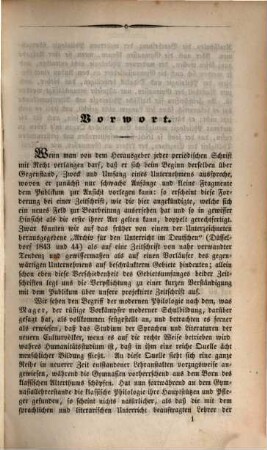 Archiv für das Studium der neueren Sprachen und Literaturen. 1, 1 = Jg. 1. 1846