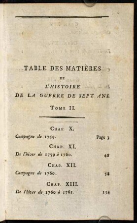 Table des Matières...