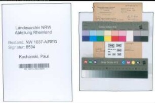 Entnazifizierung Paul Kochanski , geb. 20.03.1901 (Zollsekretaer)